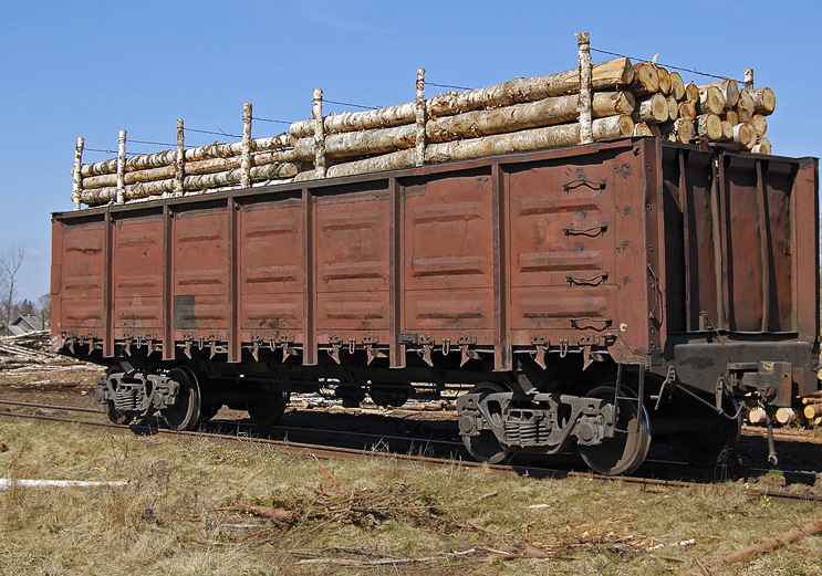 Перевозка Леса по ЖД из Североуральска в Тюмень